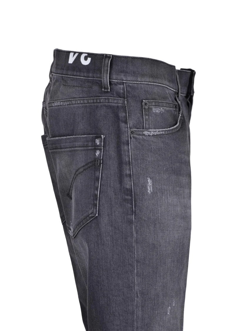 Dondup Black Mius Cotton Elastane Jeans