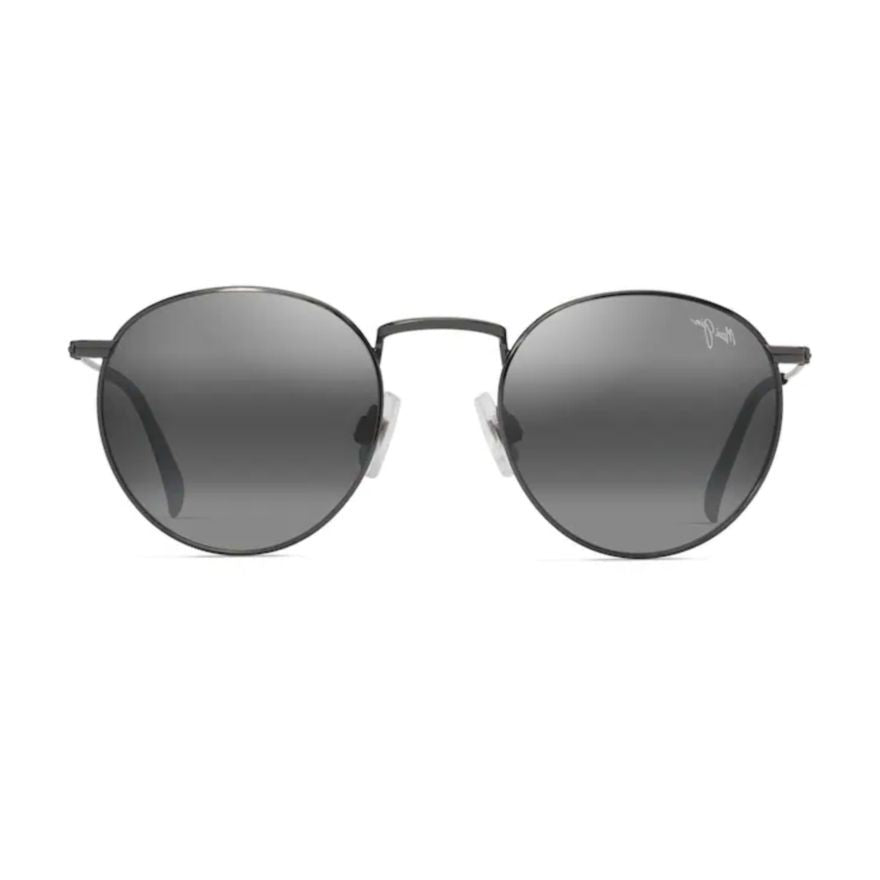 Maui Jim Pukaua Round Metal Sunglasses With Adjustable Nose Pads