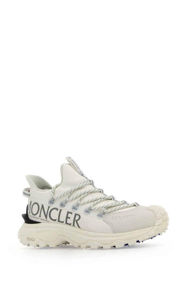 Moncler White Canvas Trailgrip Lite 2 Sneakers