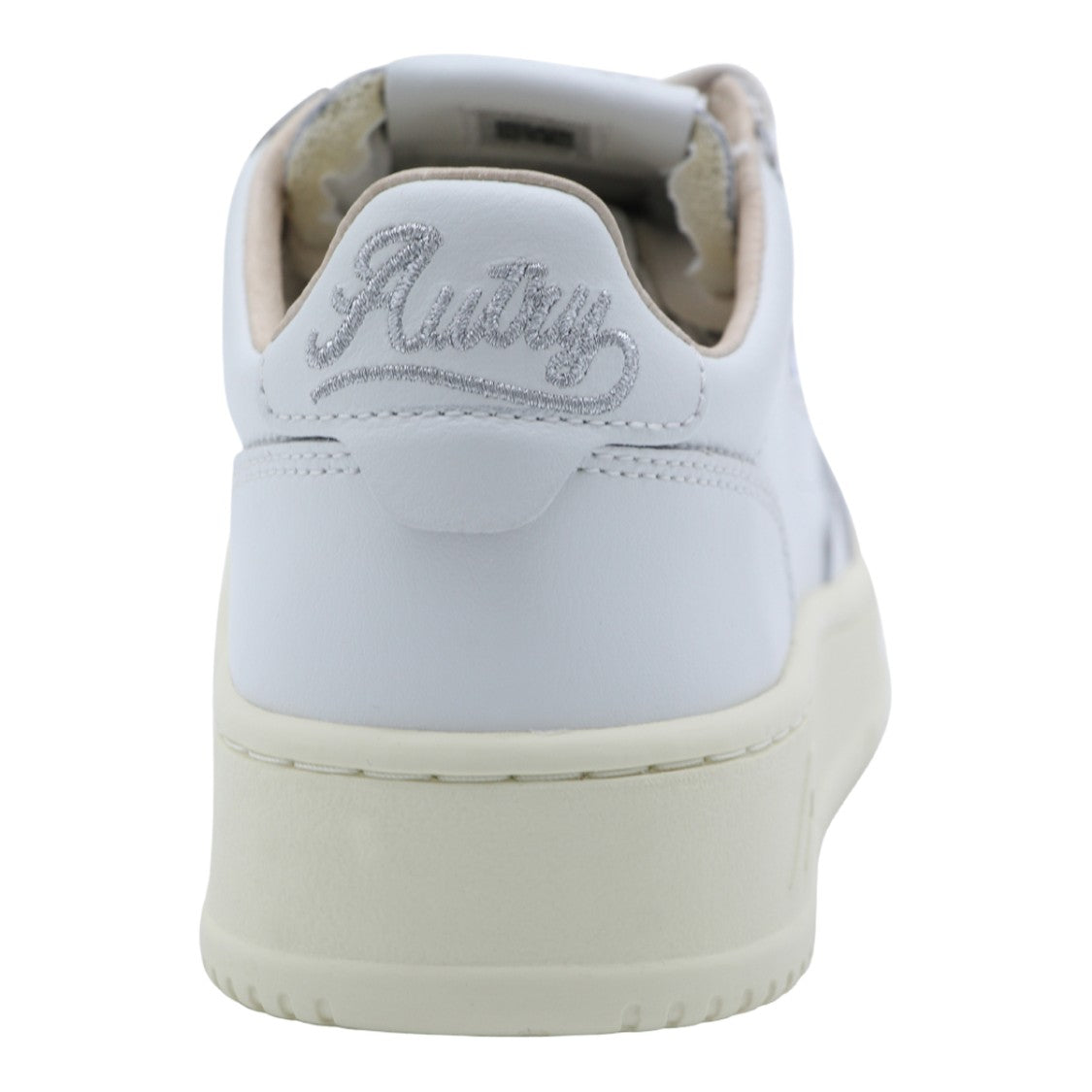 Autry Low-Top White Leather Sneakers With Perforated Detailing