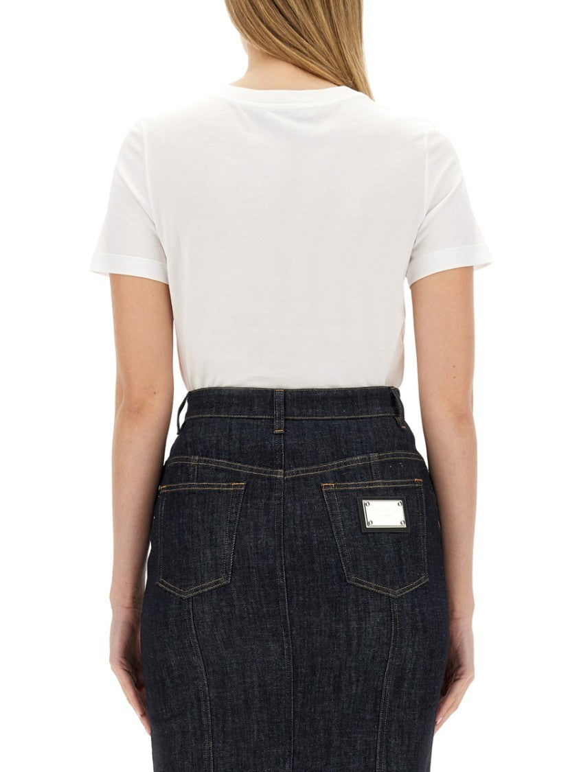 Dolce & Gabbana T-Shirt With Logo Patch