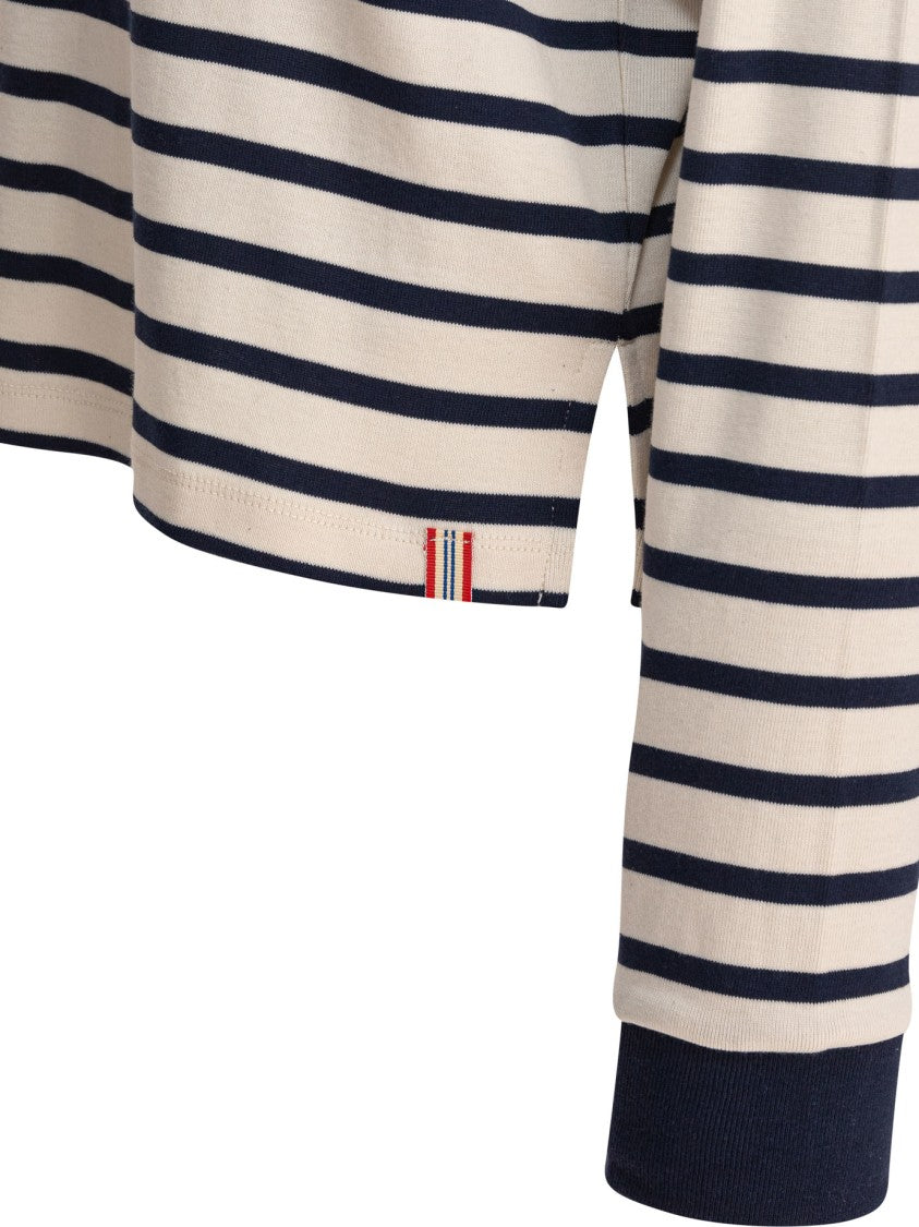 Ines De La Fressange Horizontal Stripe Long-Sleeve T-Shirt