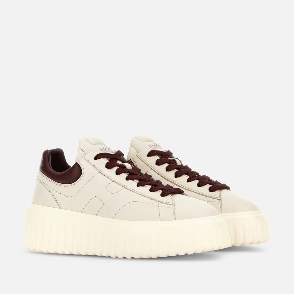 Hogan Sophisticated H-Stripes H Sneakers With Platform Sole