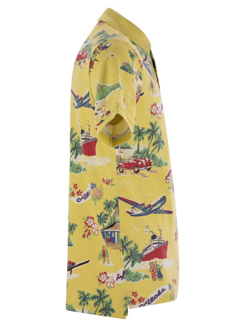 Polo Ralph Lauren Polo Bear Custom Slim-Fit Pique Polo