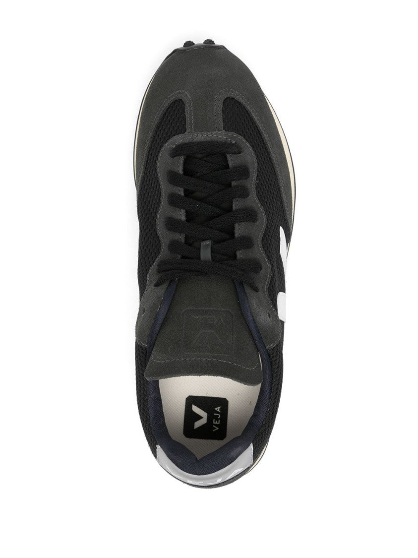 Veja Black Mesh And Suede Sneakers