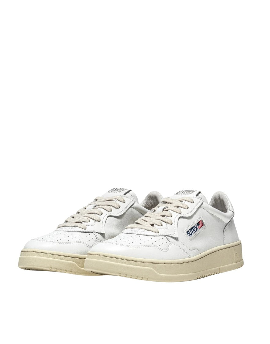 Autry White Leather Medalist Sneakers