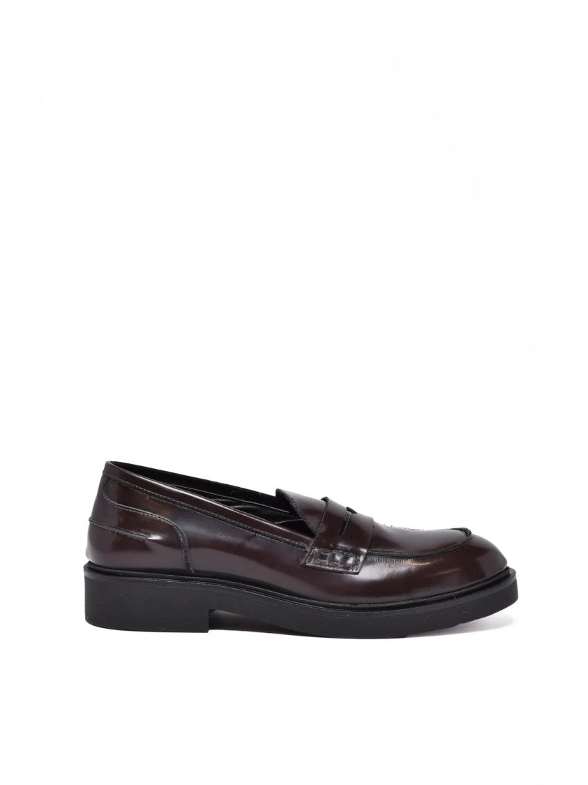 Gianluca Giordano Brown Rubber Penny Loafers