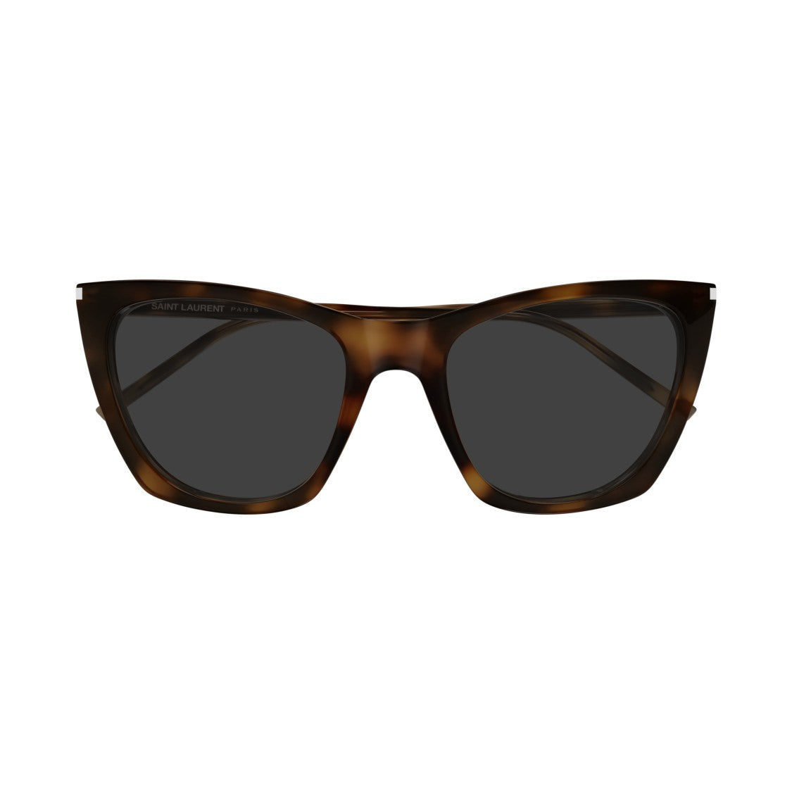 Saint Laurent Sl 214 Kate Thin Thin Tortoiseshell Cat-Eye Sunglasses