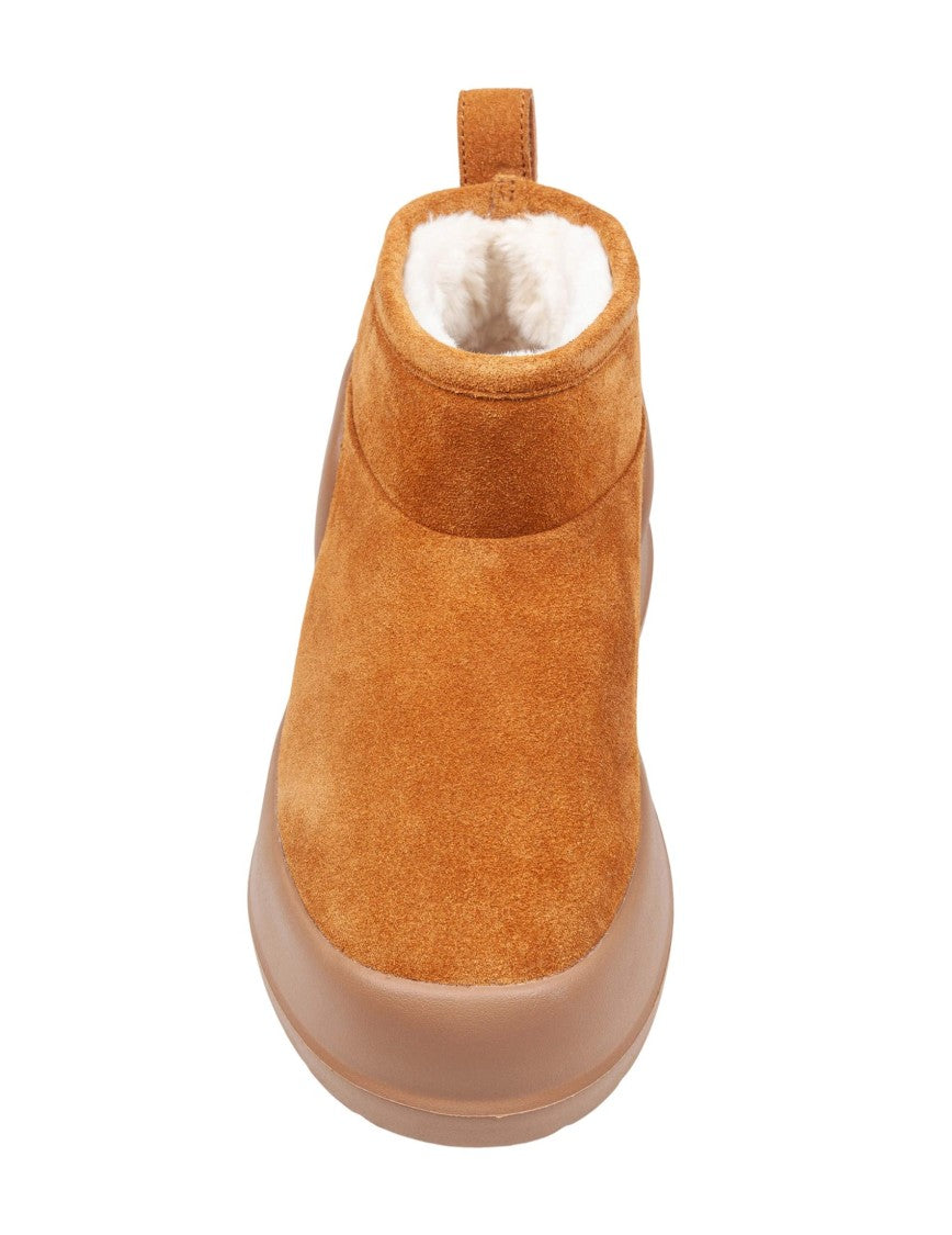 Moon Boot Low-Top Suede Half-, Cognac