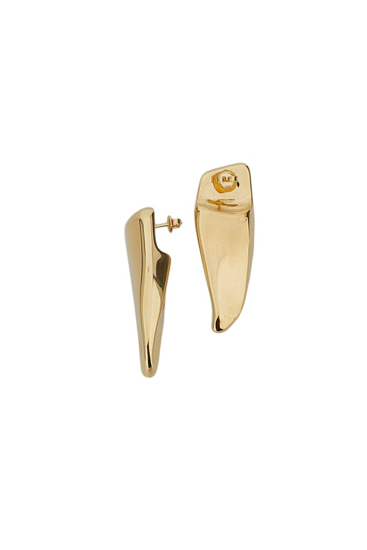Bottega Veneta Gold Prism Earrings