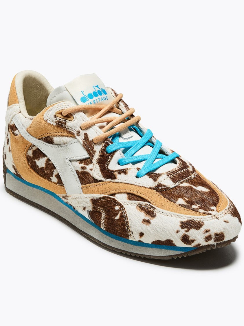 Diadora Animal Print Equipe Revenge Animalier Suede Sneakers