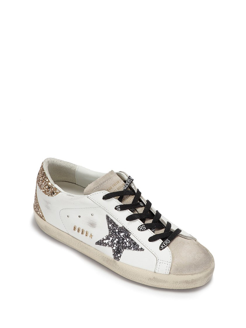 Golden Goose White Superstar Leather Sneakers