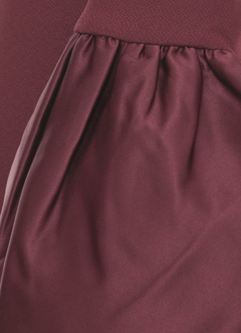 Rotate Frilled Sleeved Mini Dress With Dramatic Cuffs And Fitted Silhouette