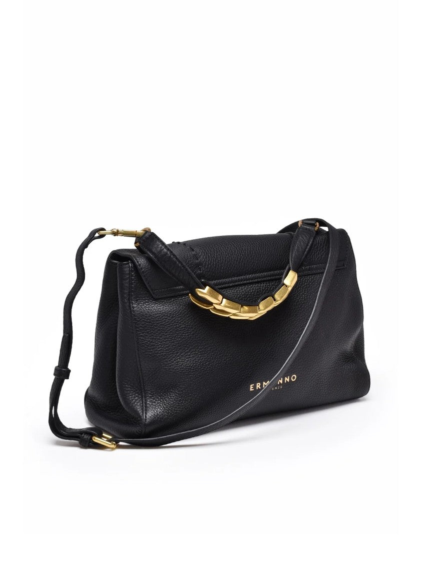 Ermanno Firenze Arabella Handbag With Textured Leather And Versatile Strap