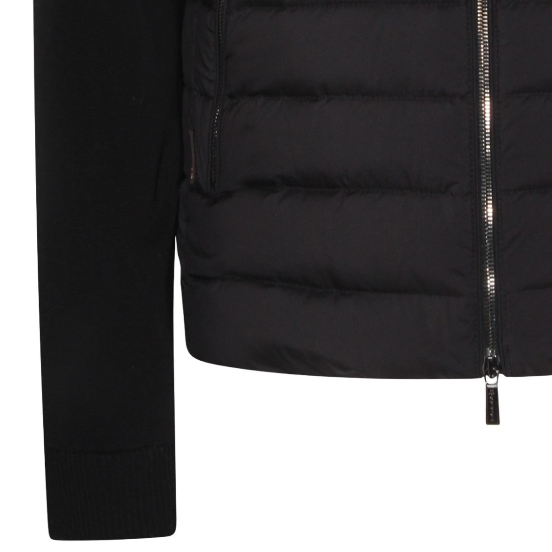 Moorer Tailored Black Coat With Structured Silhouette