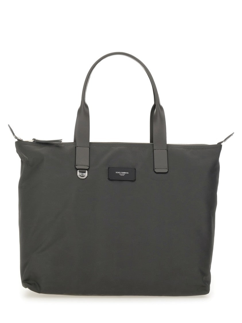 Dolce & Gabbana Rectangular Black Tote Bag