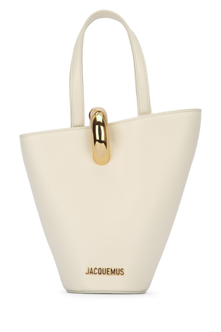 Jacquemus Trapezoidal White Handbag