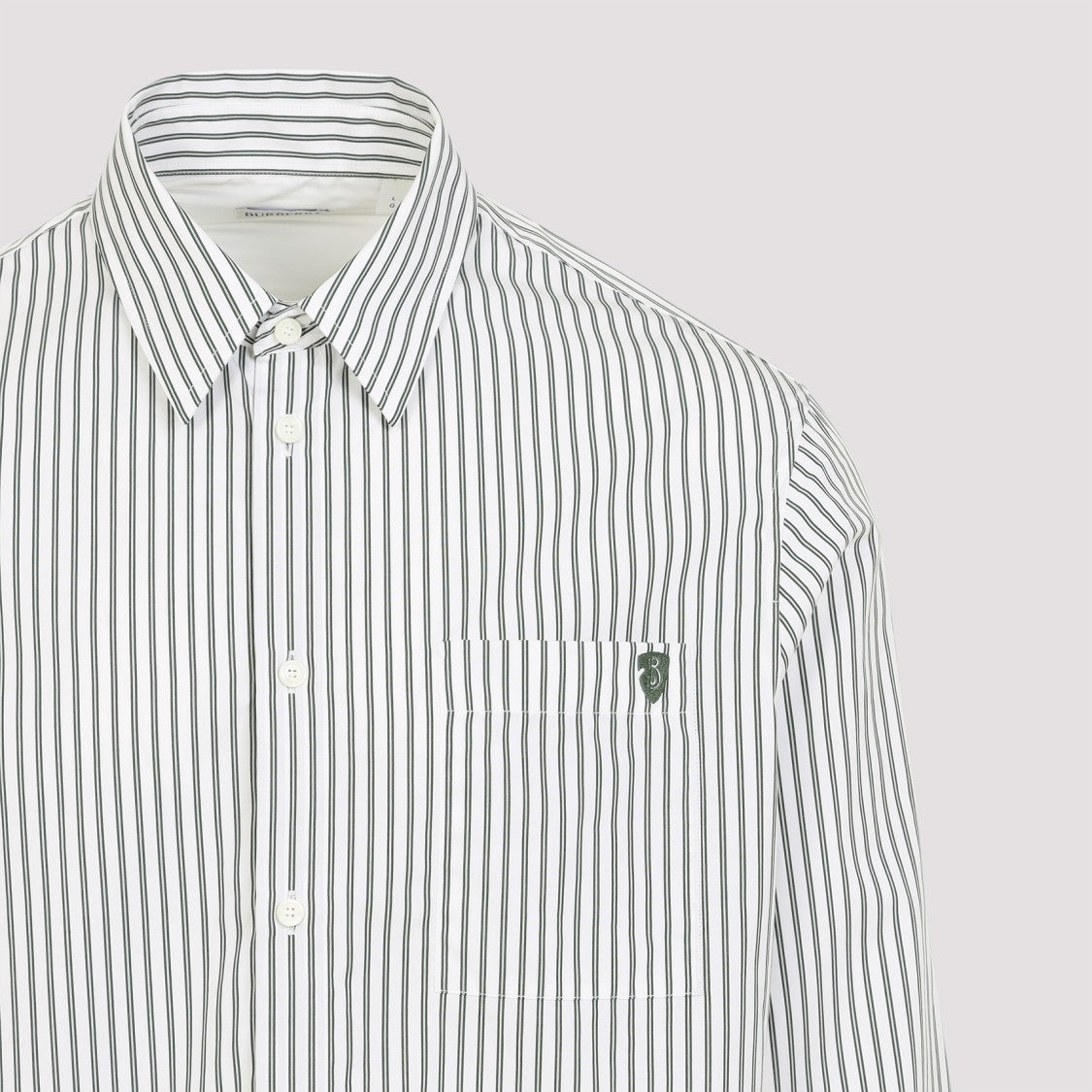 Burberry Conifer Chalk White Cotton Shirt