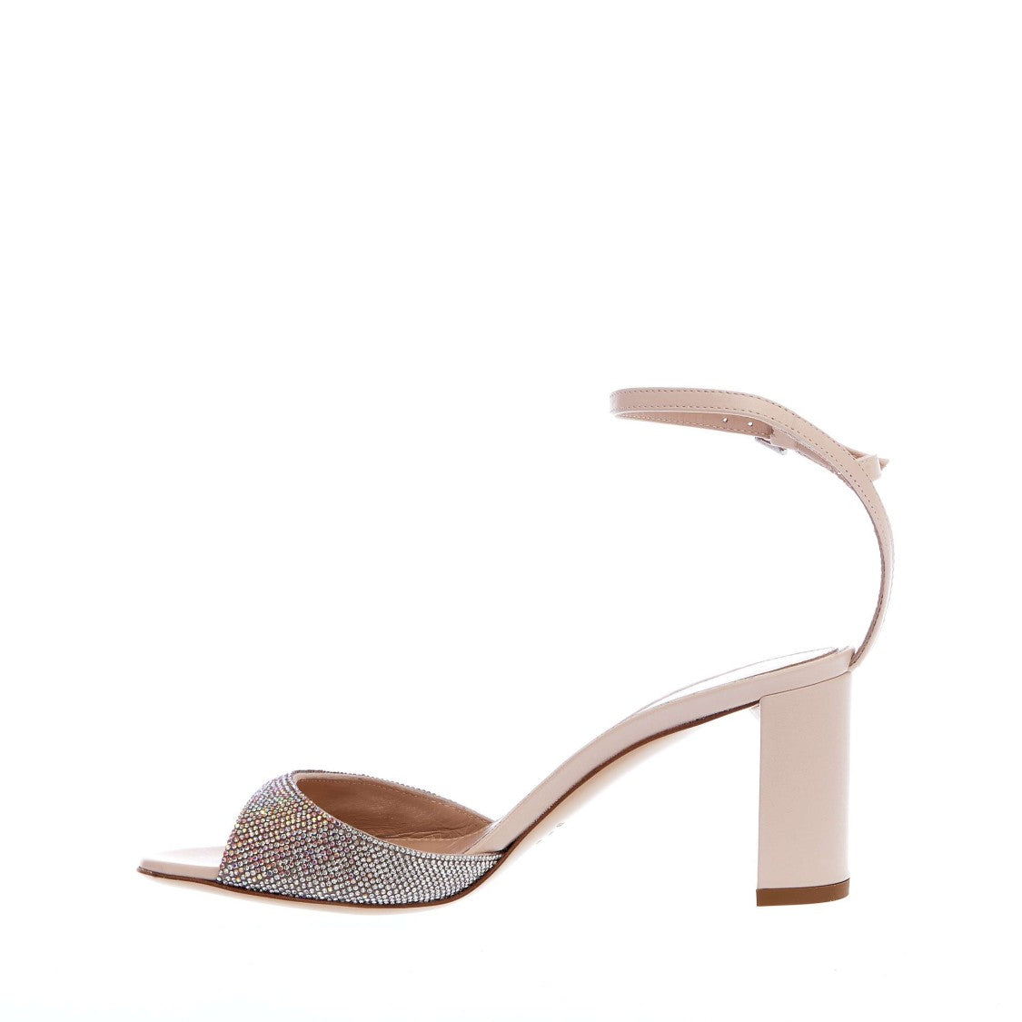 Ninalilou 80Mm Heel Powder Pink Sandals