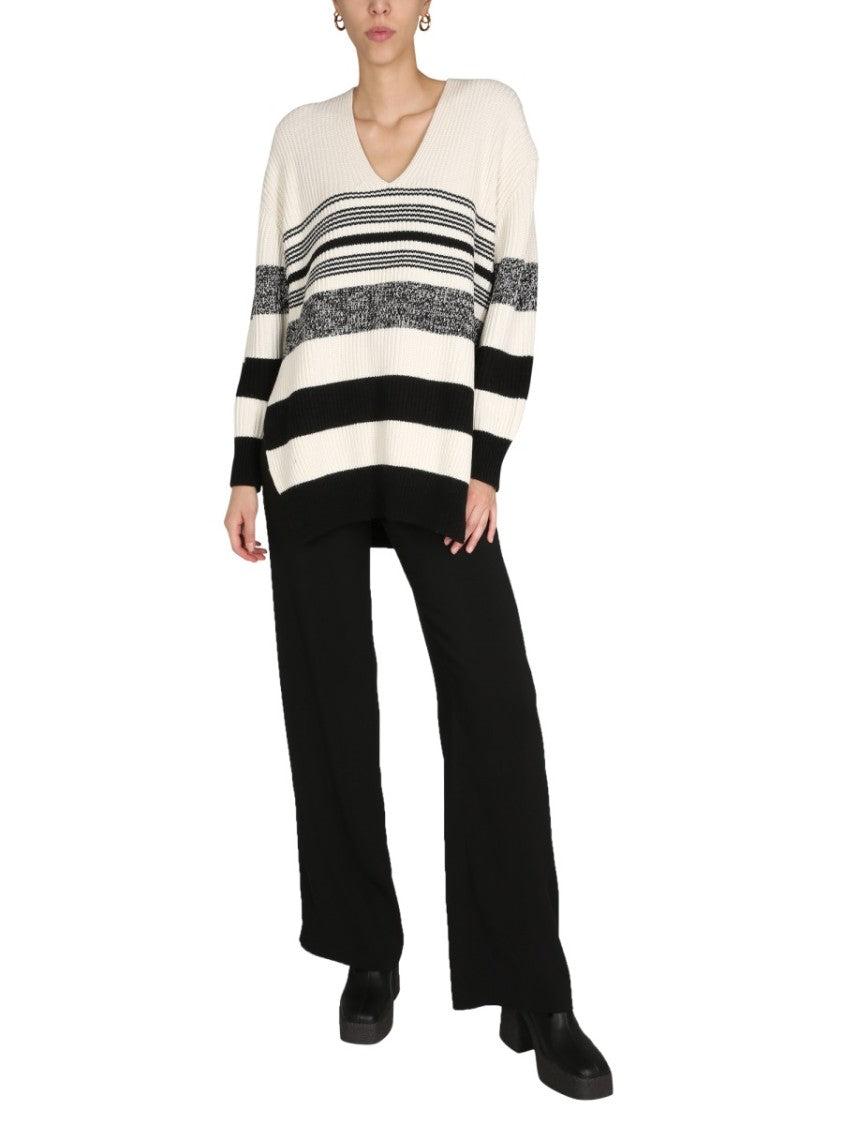 Proenza Schouler X White Label Oversized V-Neck Sweater