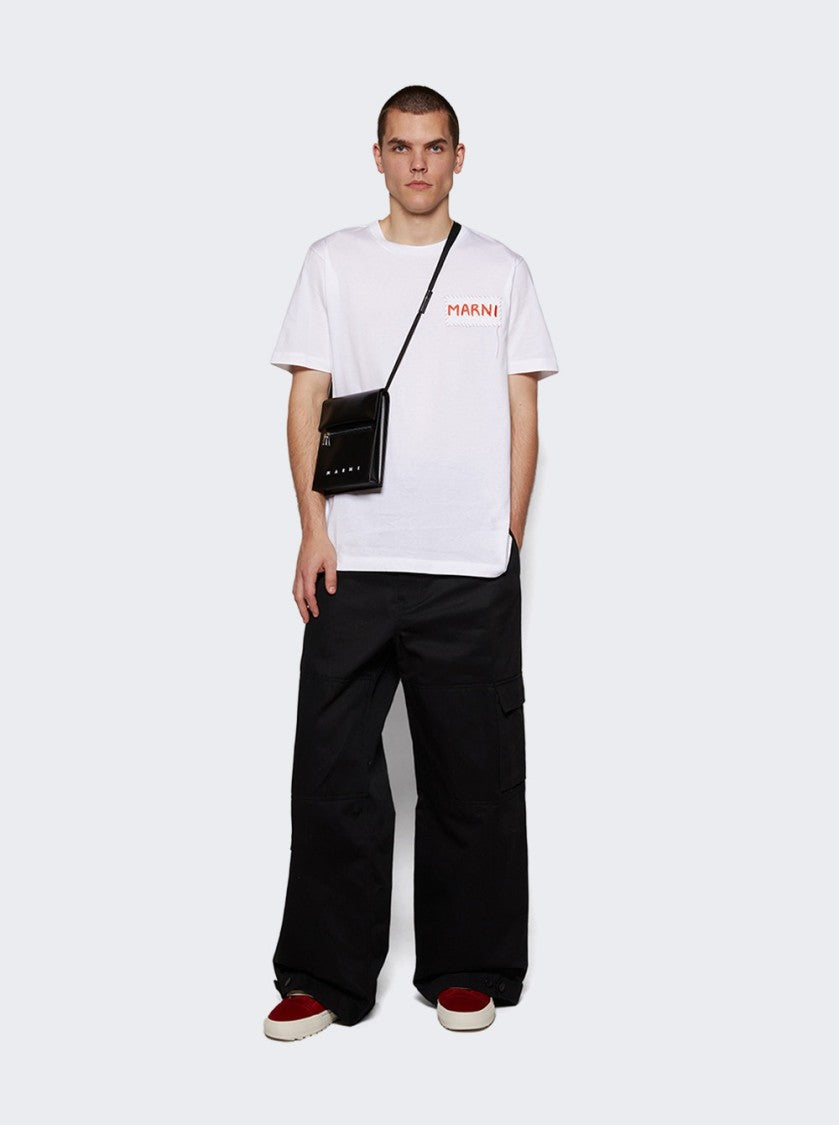 Marni Organic Cotton T-Shirt With Patch