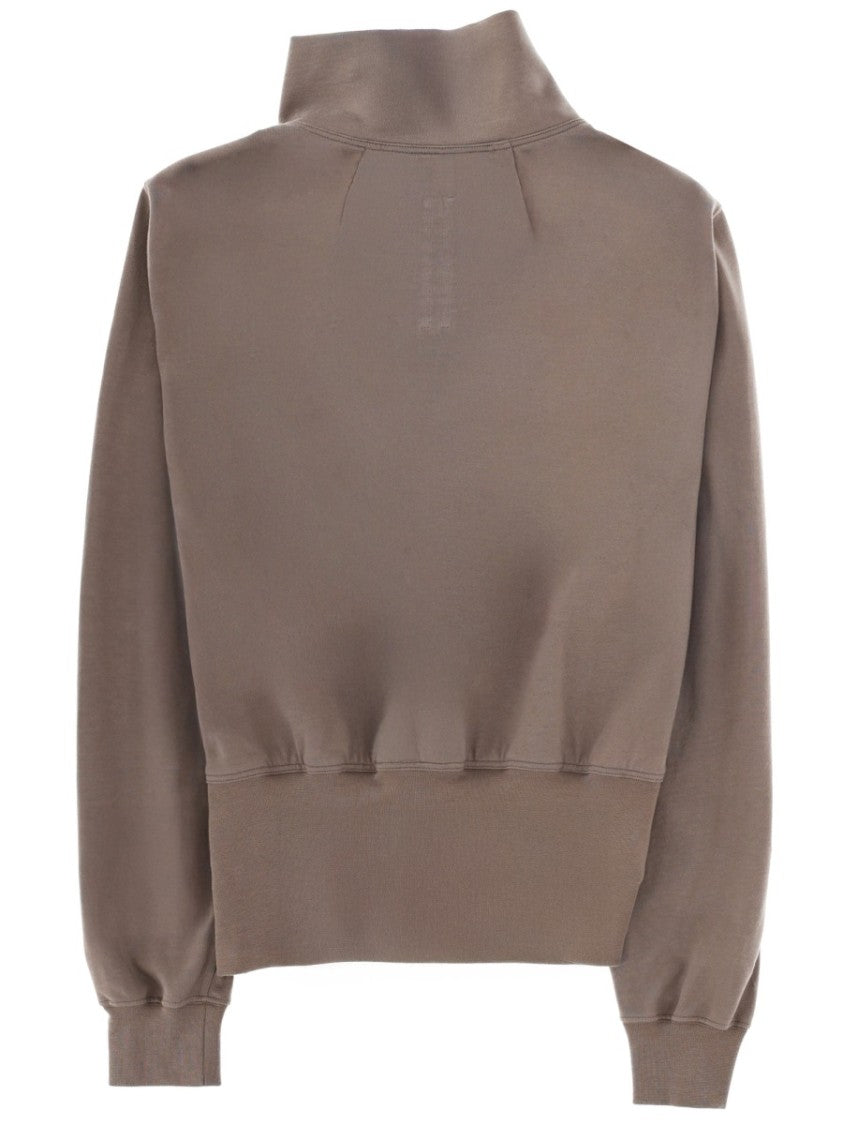 Rick Owens Bauhaus Jogger Asymmetrical Zipper Sweatshirt