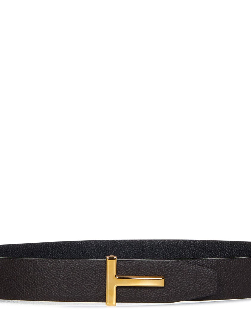 Tom Ford Brown Leather Belt