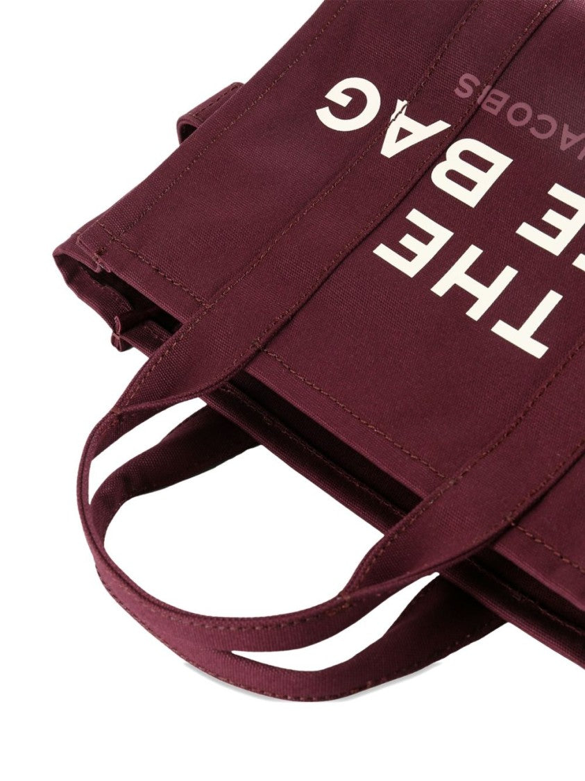 Marc Jacobs Burgundy Cotton Tote Bag