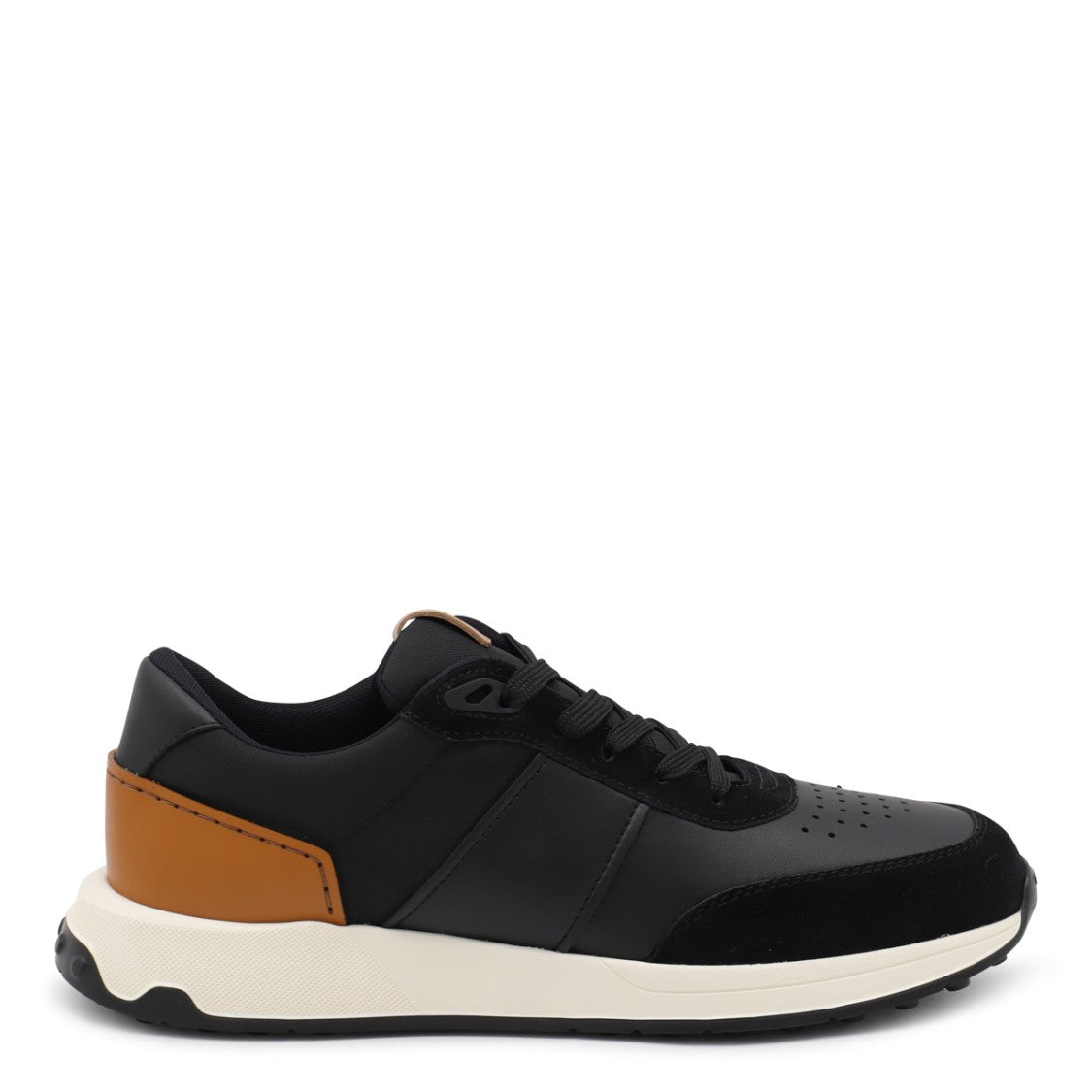 Tod's Black Leather Sneakers
