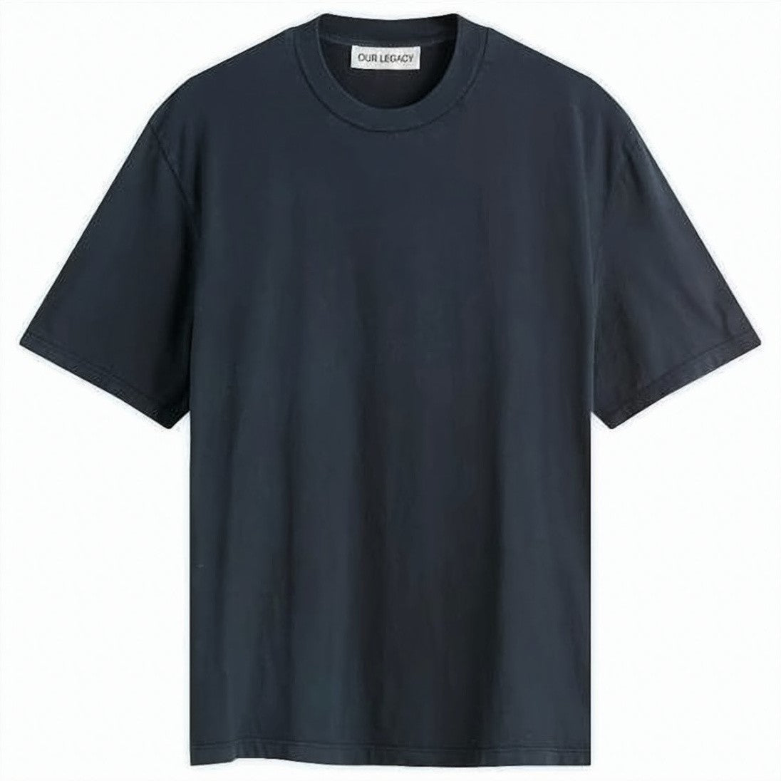 Our Legacy Minimalistic Black Crew Neck T-Shirt