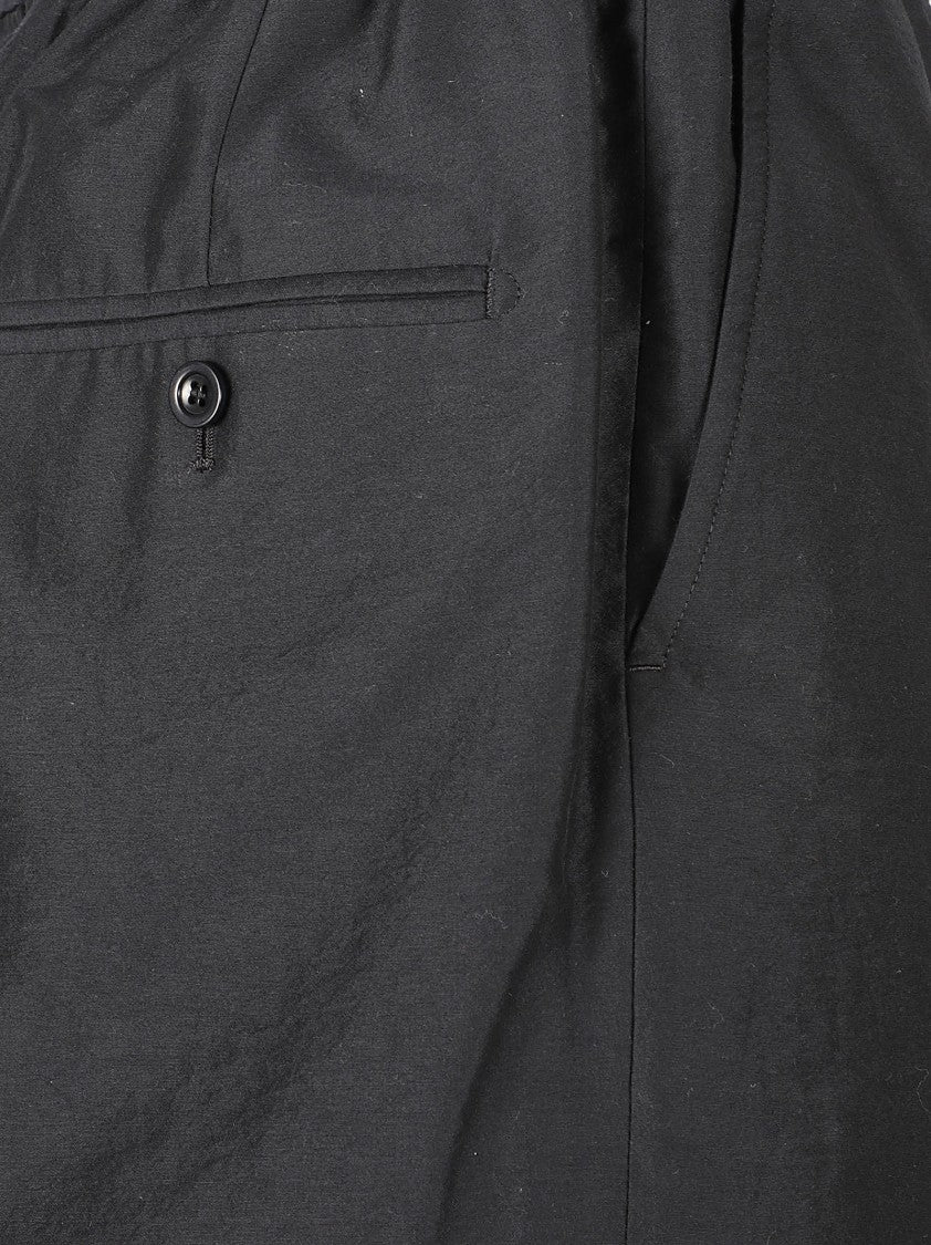Maison Margiela Tapered Trousers With Elastic Waistband And Adjustable Fit