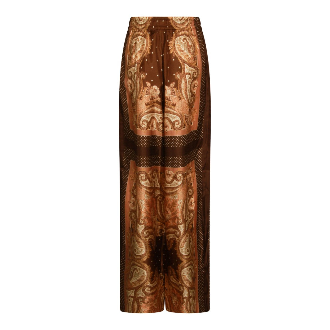 Zimmermann Relaxed Wide-Leg Pants With Paisley And Floral Patterns