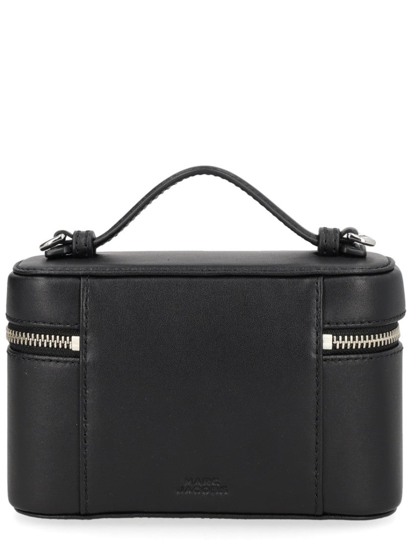 Marc Jacobs Neutrals Vanity Zip-Around Leather Shoulder Bag
