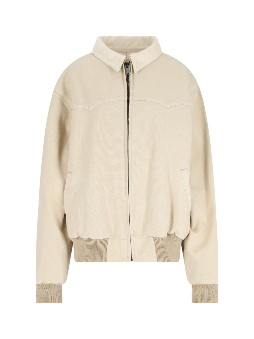 Maison Margiela Four Stitches' Zip Jacket – Off-White