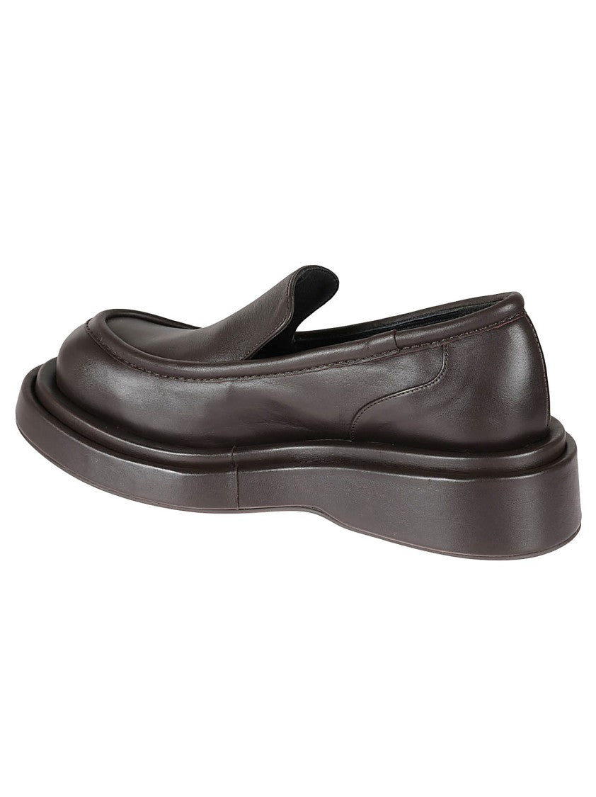 Paloma Barceló Ariel Moka Leather Moccasin