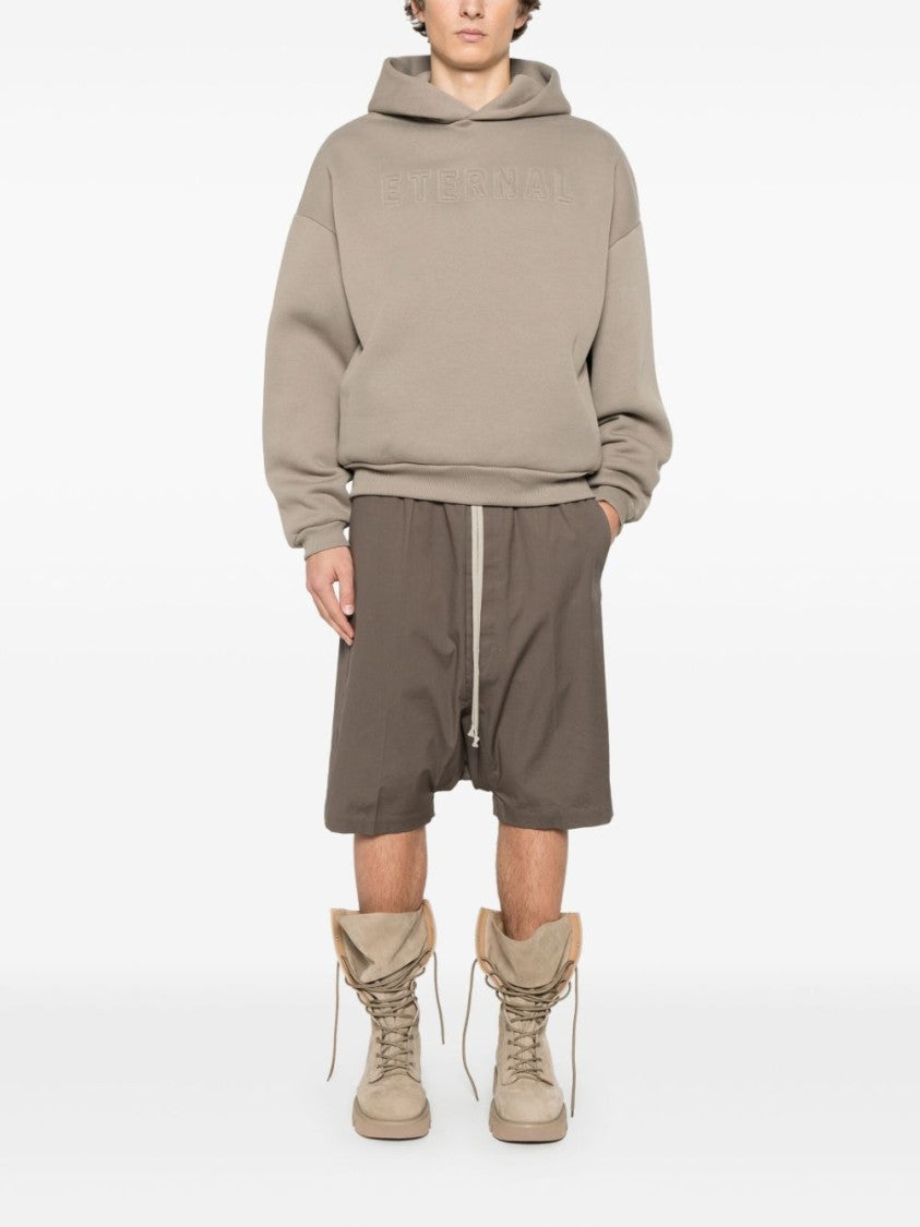 Fear Of God Beige Cotton Eternal Sweatshirt With Embossed Logo