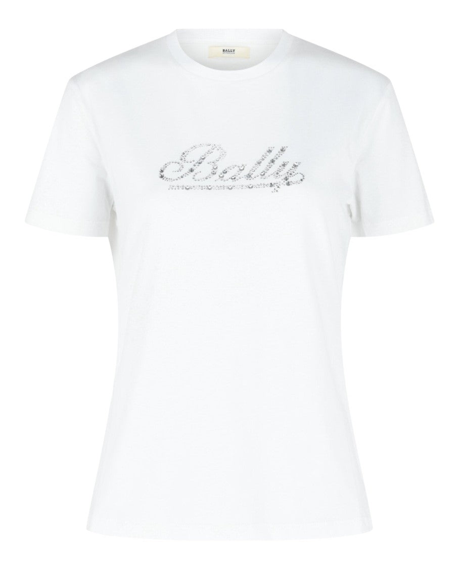 Bally Crystal Logo T-Shirt