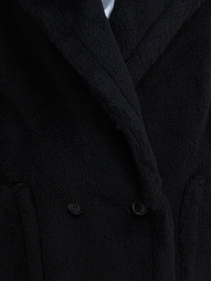 Max Mara Sleeveless Teddy Jacket In Alpaca And Wool