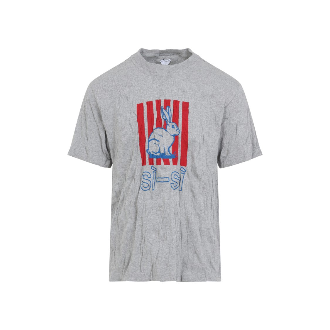 Bottega Veneta Graphic T-Shirt With Vertical Stripes