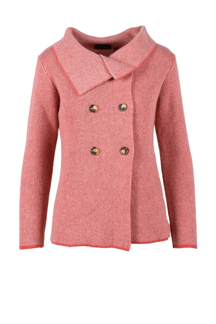 Spadalonga Red Wool Blend Jacket