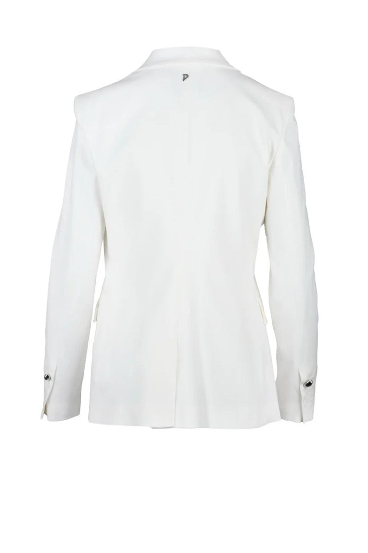 Dondup Double-Breasted Jacket - White