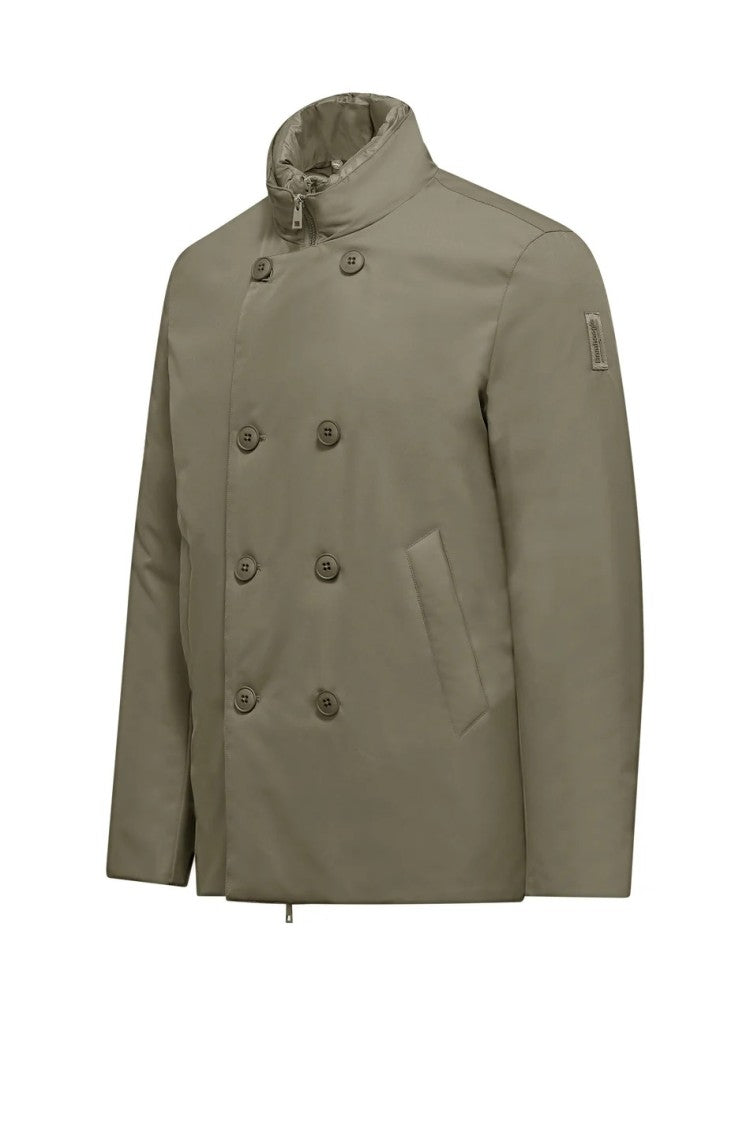 Bomboogie Double-Breasted Jacket With Detachable Bib