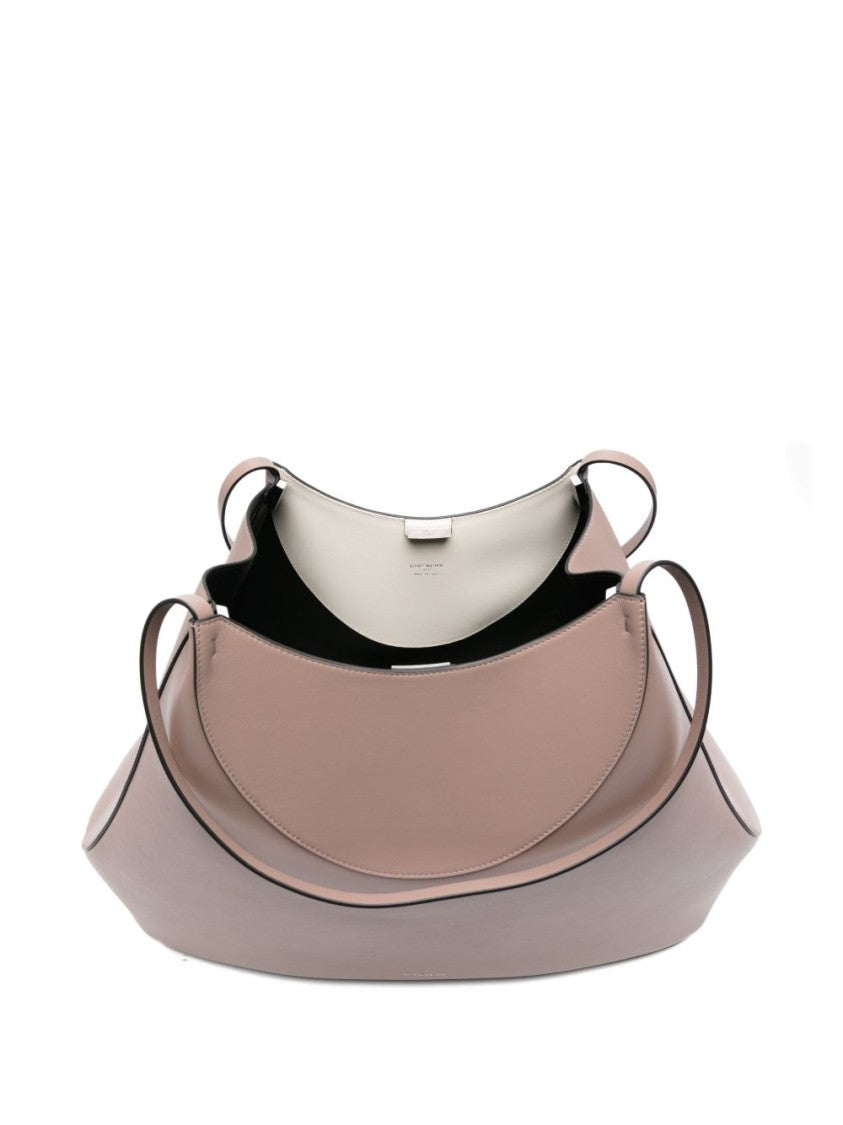 Givenchy Beige Large Curved Edge Silk Tote