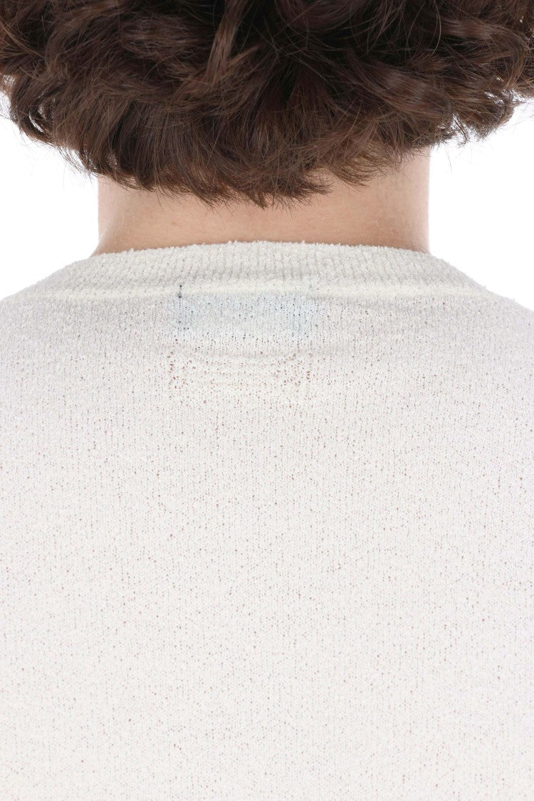 Drumohr Cream Lightweight Terry Cotton-Blend T-Shirt