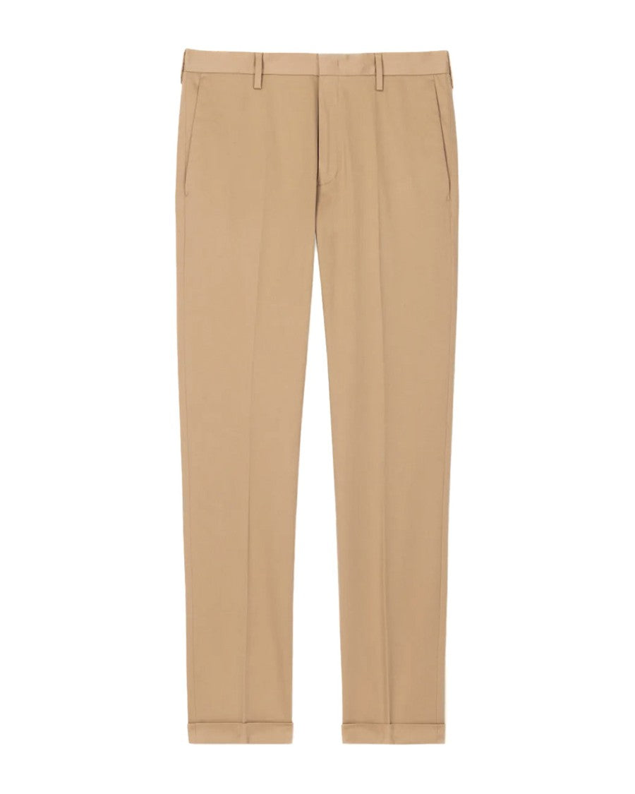 Paul Smith Tailored Beige Chinos With Turn-Up Hems