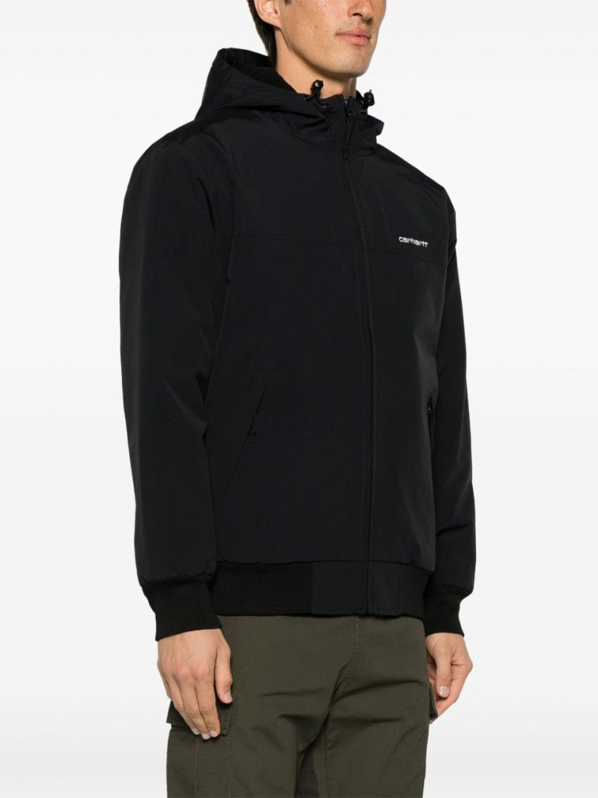 Carhartt Wip Black Hooded Minimalist Jacket