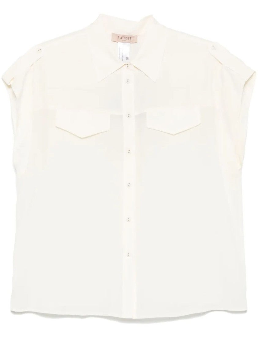 Twin-Set Relaxed Fit Short Sleeve Shirt