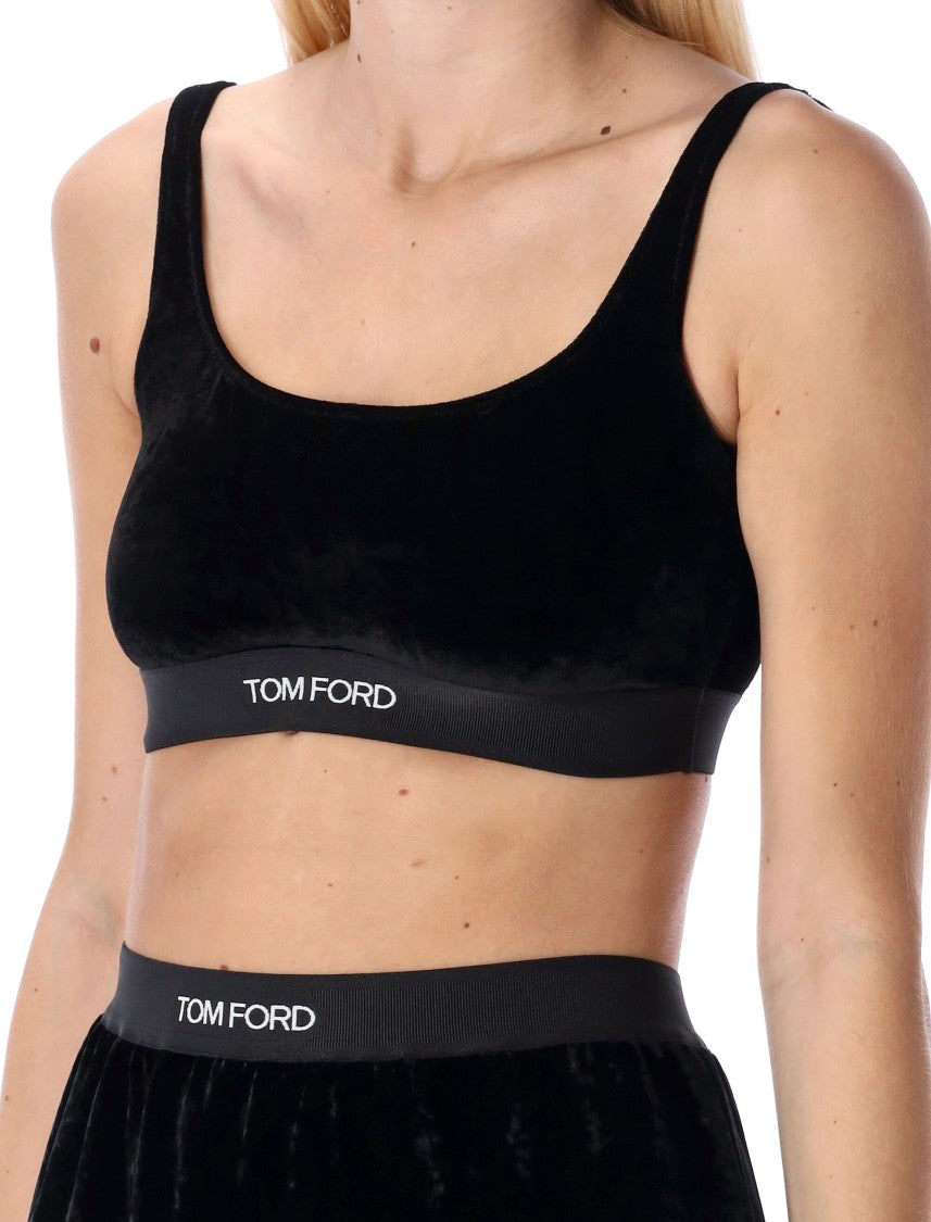 Tom Ford Stretch Velvet Bralette