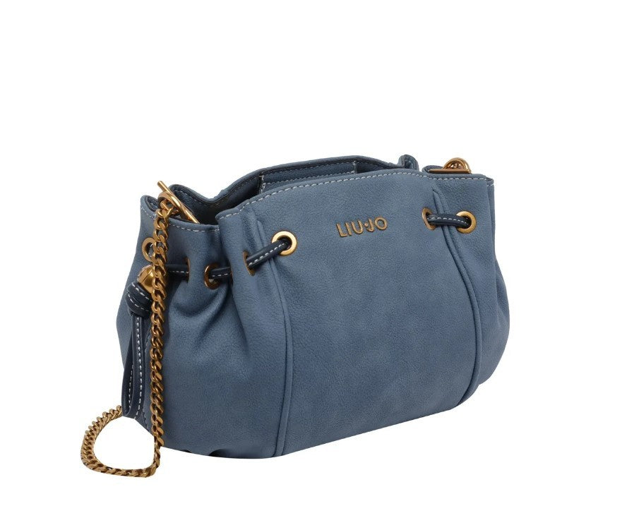 Liu Jo Blue Drawstring Shoulder Bag