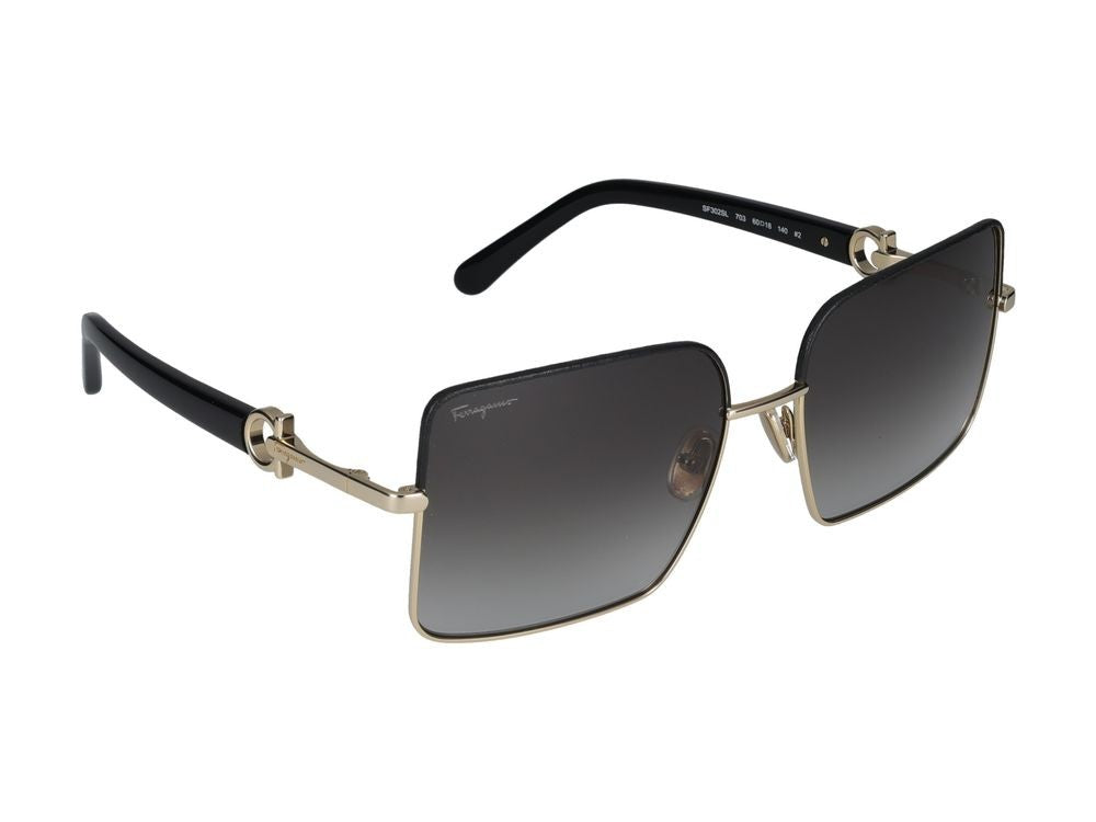 Salvatore Ferragamo Sunglasses Salvatore Ferragamo Sf302sl 703 Gold/Black 60/18/140